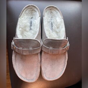 NWOT Birkenstock Buckley Shearling Clog Size 38
